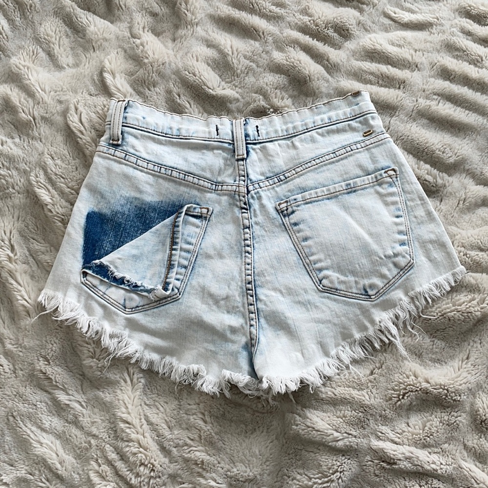 Distressed Jean Shorts - Picture 2 of 3